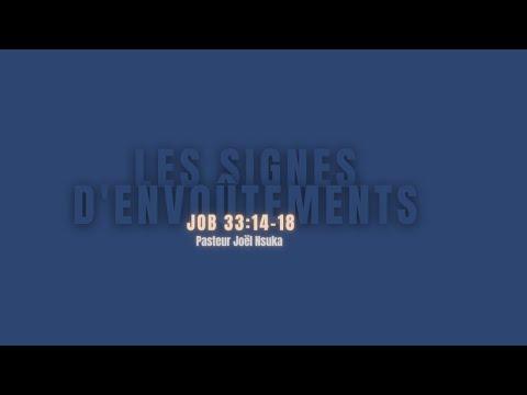 S/T:Les signes d'envoûtement, Job 33:14-18 / PASTEUR JOEL NSUKA