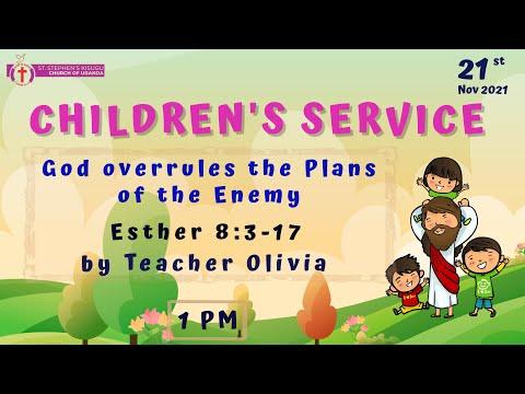 God overrules the Plans of the Enemy I Esther 8:3-17  |  Children's Service