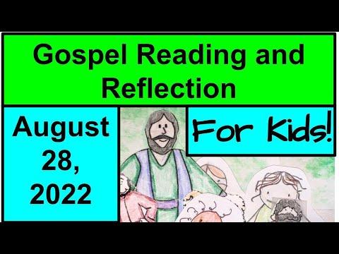 Gospel Reading and Reflection for Kids - August 28, 2022 - Luke 14:7-14