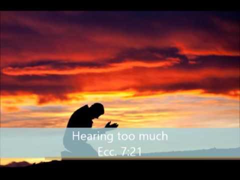 Hearing Way Too Much Ecc. 7:21-21