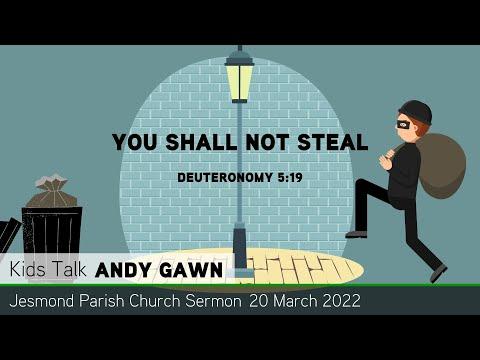 Deuteronomy 5:19 - You Shall Not Steal - Jesmond Parish - Kids Talk - Clayton TV