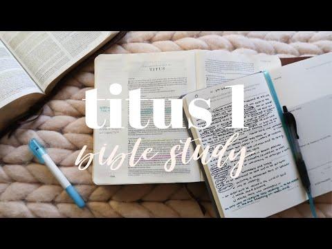 BIBLE STUDY WITH ME | Titus 1