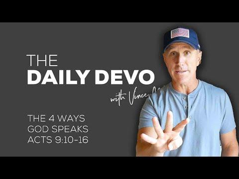 The 4 Ways God Speaks | Devotional | Acts 9:10-16