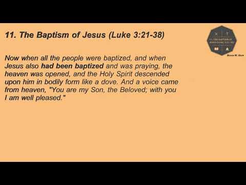 11. The Baptism of Jesus (Luke 3:21-38)
