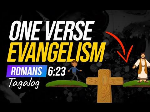 ONE VERSE EVANGELISM - Romans 6:23 (Tagalog)