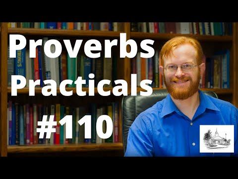 Proverbs Practicals 110 - Proverbs 20:30 -- Uncomfortable Healing