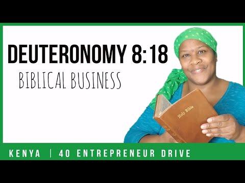 Deuteronomy 8:18 | He blesses us with ABILITIES | Biblical Business