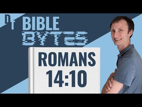 Romans 14:10 Bible Study | Bible Bytes