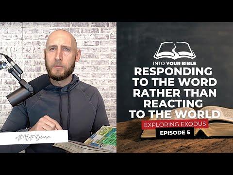 Episode 5 | RESPONDING TO THE WORD RATHER THAN REACTING TO THE WORLD | Exodus 2:11-15