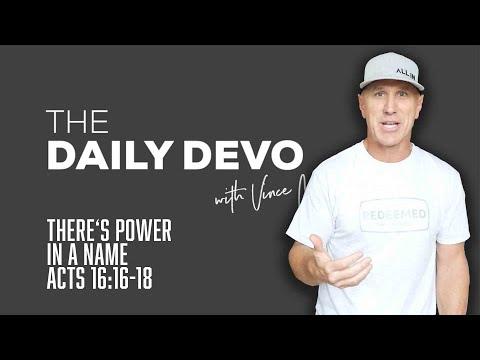 There Power In A Name | Devotional | Acts 16:16-18