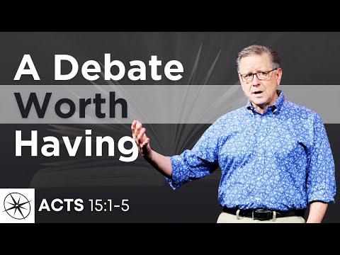 Guarding the Gospel: A Debate Worth Having (Acts 15:1-5) | Pastor Mike Fabarez