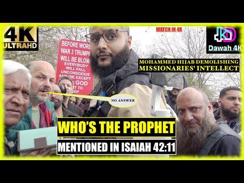 M.HIJAB &amp; MISSIONARIES - WHO&#39;S THE PROPHET IN ISAIAH 40:11 - SPEAKER&#39;S CORNER