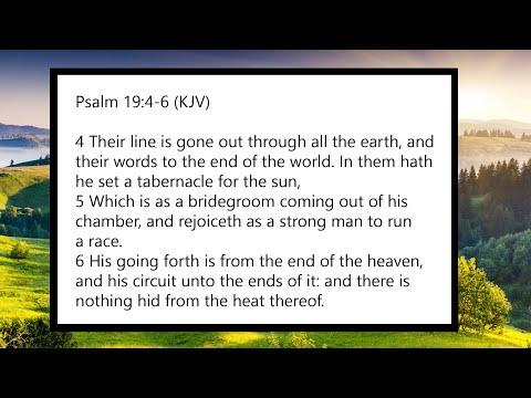 Psalm 19:4-6 KJV - Scripture Songs