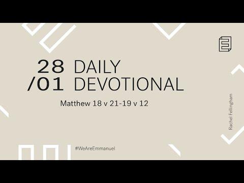 Daily Devotion with Rachel Fellingham // Matthew 18:21-19:12