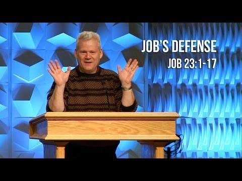 Job 23:1-17, Job's Defense