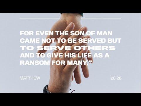 Verse of the day | Matthew 20:28 | five minute devo