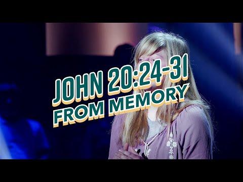 John 20:24-31 From Memory!
