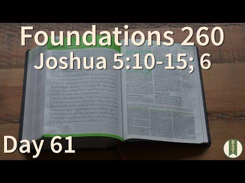 F260 Day 61: Joshua 5:10-15; 6 [Bible Study Minute]