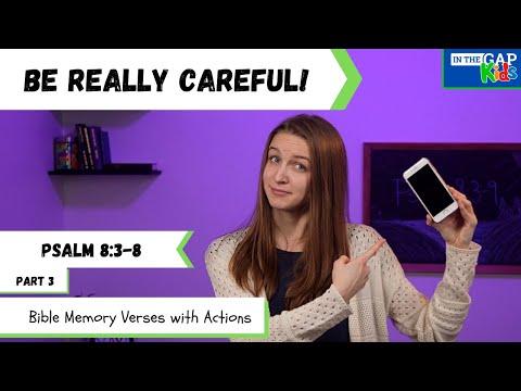 Psalm 8:3-8 | Bible Verses to Memorize for Kids with Actions | Creativity for Kids (Week 3)