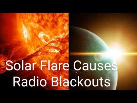 Solar Flare triggered radio blackouts in Europe and Africa.  Revelation 16:8 foreshadow?