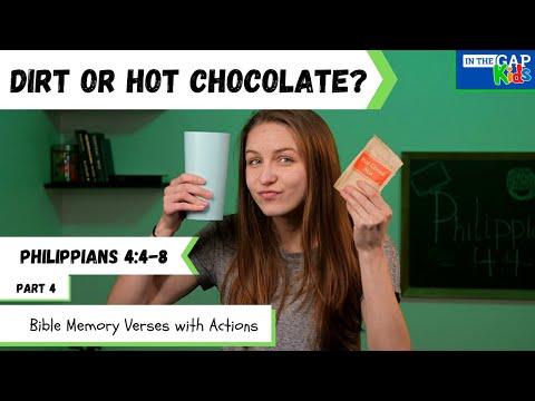 Philippians 4:4-8 | Bible Verses to Memorize for Kids with Actions | Responsibility for Kids, Week 4