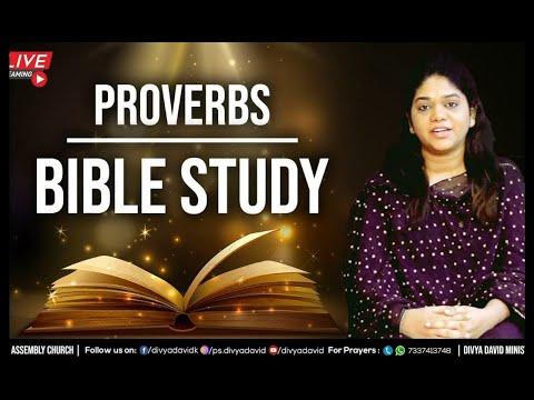 Proverbs 2:8-22 - Bible Study Live | Sis Divya David | SOW Assembly church | 13 October 2021