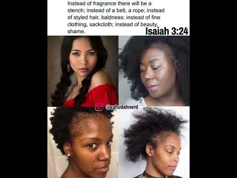 No other nation fits Isaiah 3:24 except for the Daughters of Zion of Negro descent