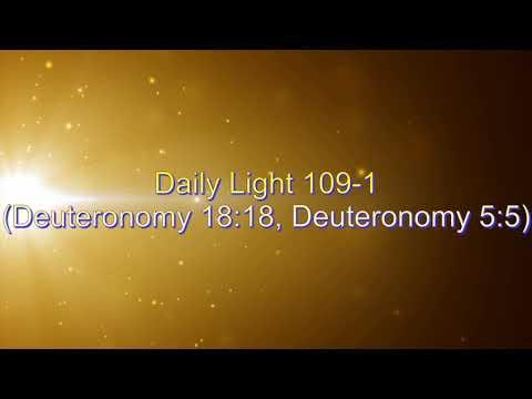 Daily Light April 18th, part 1 (Deuteronomy 18:18, Deuteronomy 5:5)