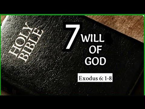 Seven Will of God From the Book of Exodus 6:1-8 - Rev. Evelyn Agustin