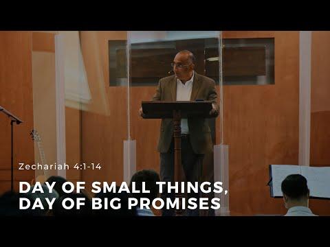 Zechariah 4:1-14 “Day of Small Things, Day of Big Promises” - January 15, 2021 | ECC Abu Dhabi
