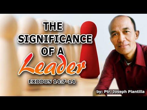 DAILY MORNING DEVOTION | THE SIGNIFICANCE OF A LEADER | EXODUS 14:7-14