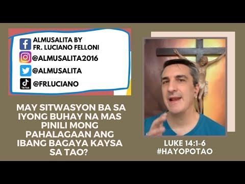 Daily Reflection | Luke 14:1-6 | #HayopOTao | Oktubre 30, 2020
