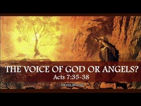 The Voice of God or Angels? Acts 7:35-38