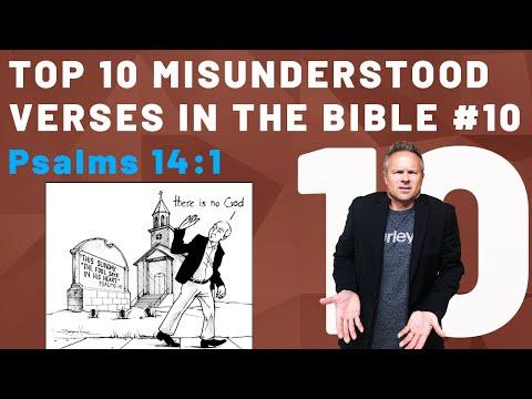 Does the Bible Say Atheists are Fools? Top Misunderstood Verses #10 (Psalm 14:1)