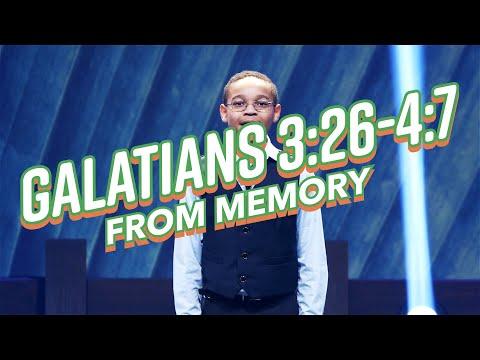 Galatians 3:26-4:7 FROM MEMORY!!