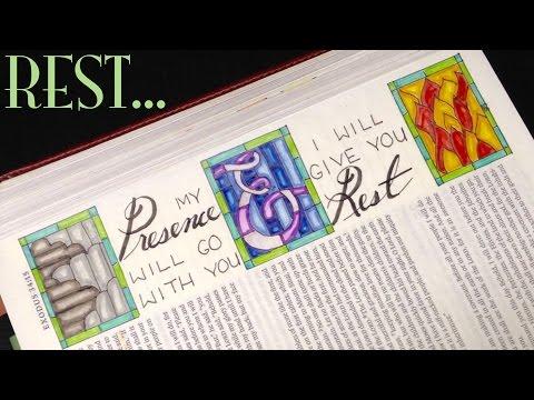 Bible Journaling HOW-TO: Do I Prep my Pages? (Exodus 33:14)