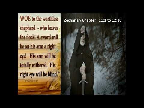 Zechariah 11:1 to 12:10   Woe to the Worthless Shepherd