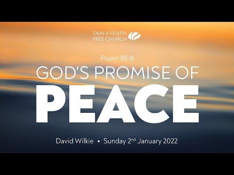 God's Promise of Peace- Psalm 85:8