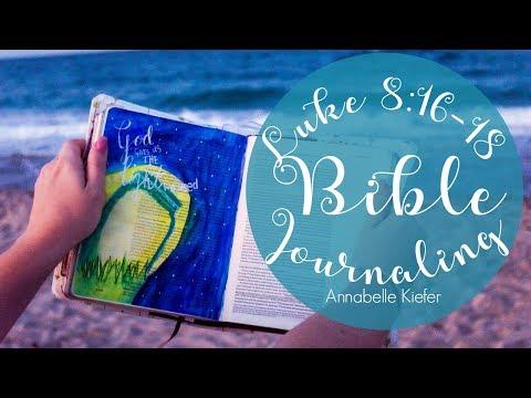 Bible Journaling | Luke 8:16-18 | Annabelle Kiefer
