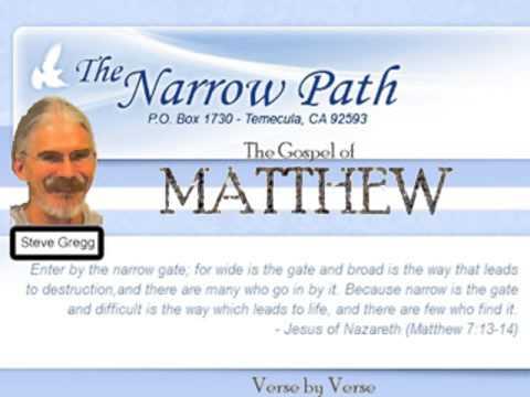Matthew 10:40-42 'He who receives you receives Me' - Jesus · Taught by Steve Gregg