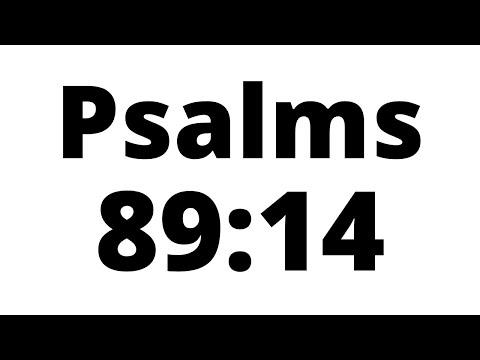 Psalms 89:14
