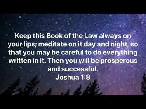 Scripture Memory Song Joshua 1:8 NIV
