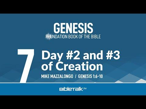 Day #2 and #3 of Creation (Genesis 1:6-10) | Mike Mazzalongo | BibleTalk.tv