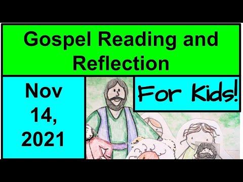 Gospel Reading and Reflection for Kids - November 14, 2021 - Mark 13:24-32