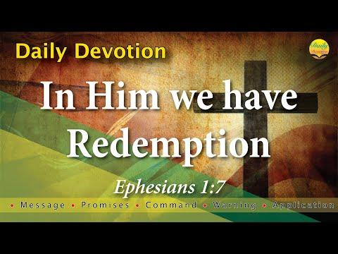 In Him We Have Redemption - Ephesians 1:7 with MPCWA