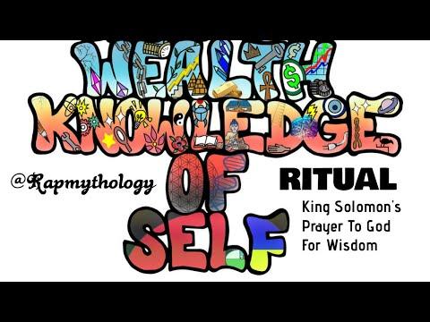 King Solomon Prayer to God for Wisdom Knowledge of Self Ritual 1 Kings 3: 5 - 15