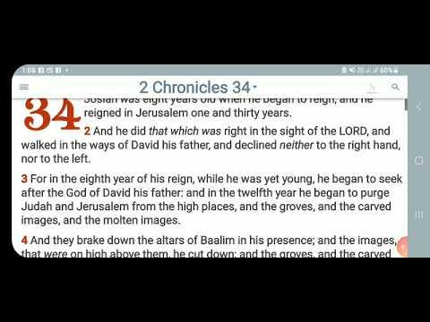 KJV-Daily Bible: p.m. 2 Chronicles 34:1-33