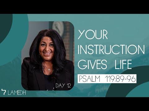 Psalm 119:89-96 | Your Instruction Gives Life | Pastor Cindy Diaz
