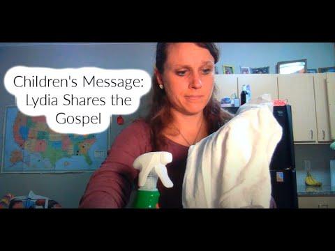 Children&#39;s Sermon Lesson (Acts 16:9-15) Lydia Shares the Gospel