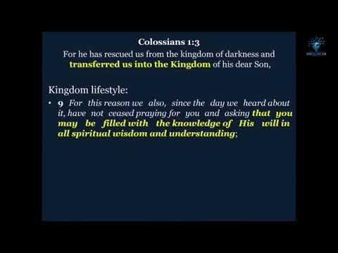 Have Christians been "transferred to the Kingdom now?! Colossians 1:13